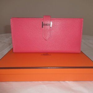 Hermes Portefeuille Bearn Chevre Mysore  Wallet